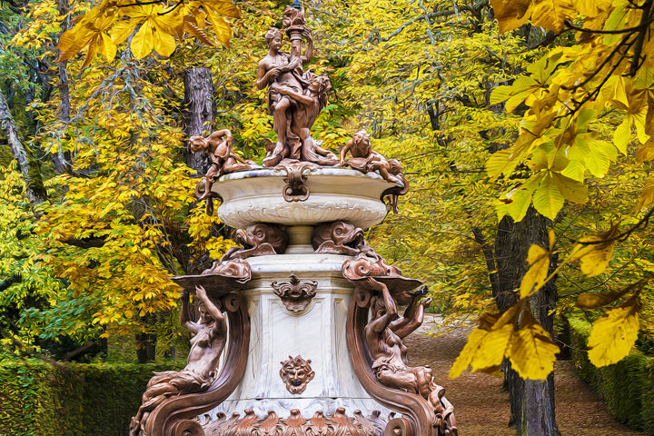 Fotografia zatytułowany „FUENTE DE LAS TAZAS” autorstwa Nacho Cuesta, Oryginalna praca, Fotografia cyfrowa