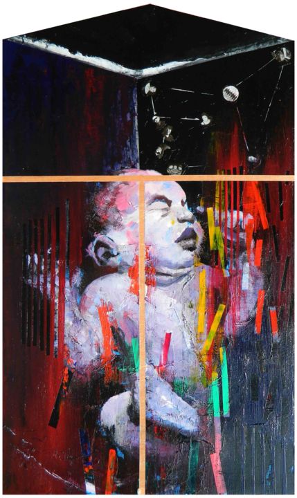 图画 标题为“Imprisoned thoughts” 由刘鹏/ Liu Peng, 原创艺术品, 其他