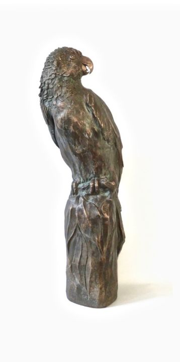 Scultura intitolato "ara-bronze-patinier…" da Anton Hörl, Opera d'arte originale, Plastica
