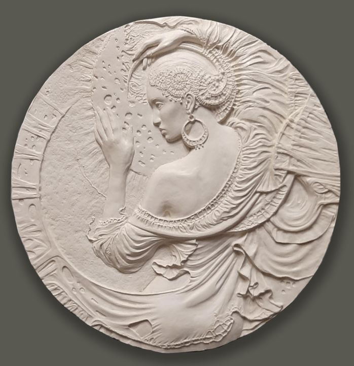 Sculpture intitulée "medallion" par Alexandr Belov, Œuvre d'art originale, Accessoires