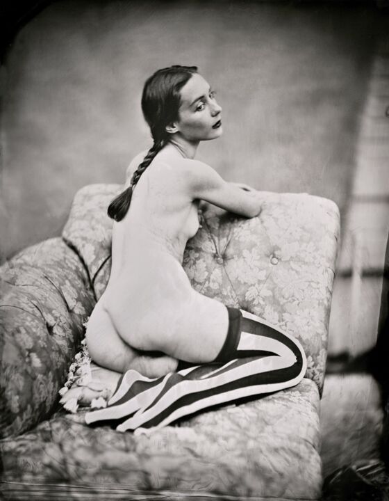 Photography titled "Chaise Longue" by A.J. Barnes, Original Artwork, Analog photography