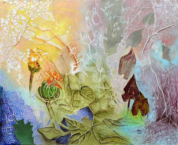 Malarstwo zatytułowany „Już kwitną” autorstwa Anna Lupa-Suchy, Oryginalna praca, Olej