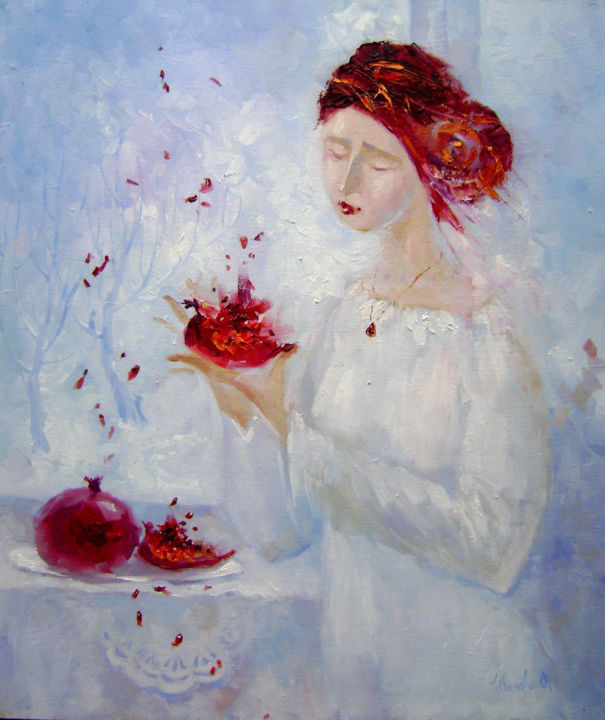 Painting titled ""Сладкий вкус"" by Olesia Ivanova, Original Artwork, Oil