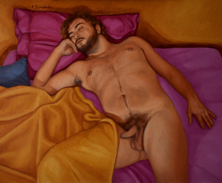 Pintura intitulada "One More Night" por Patrícia Trindade, Obras de arte originais, Óleo