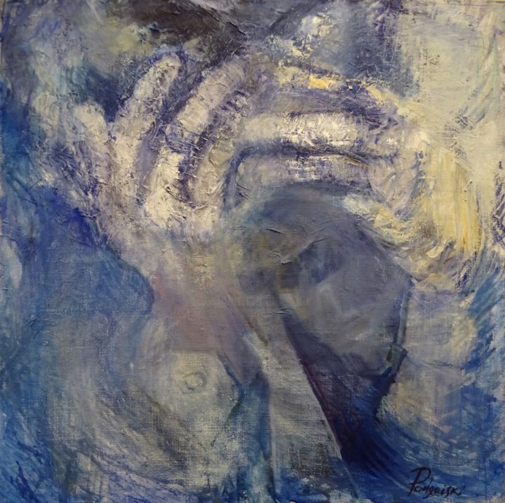 Painting titled "Emotions" by Arnolds Podgaiskis, Original Art, Oil