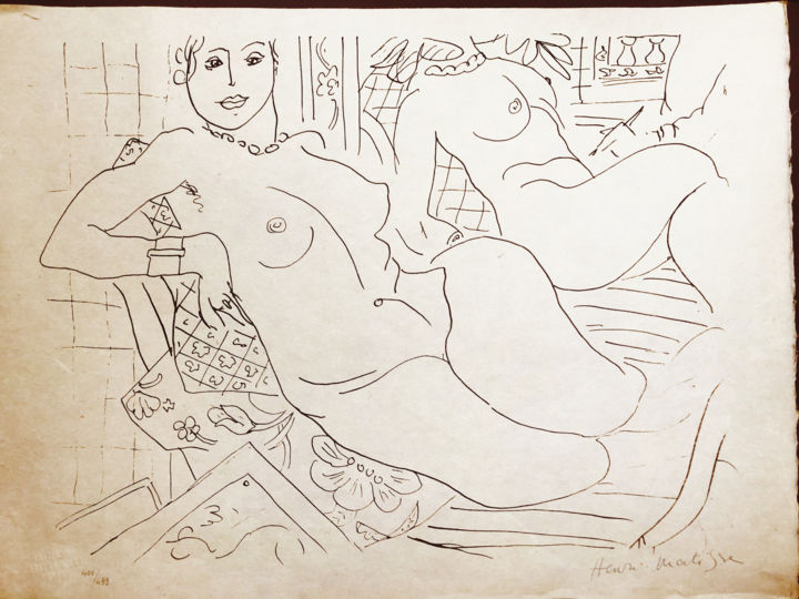 Printmaking titled "Henri Matisse - Mod…" by Anthony Shilton, Original Art, Lithography