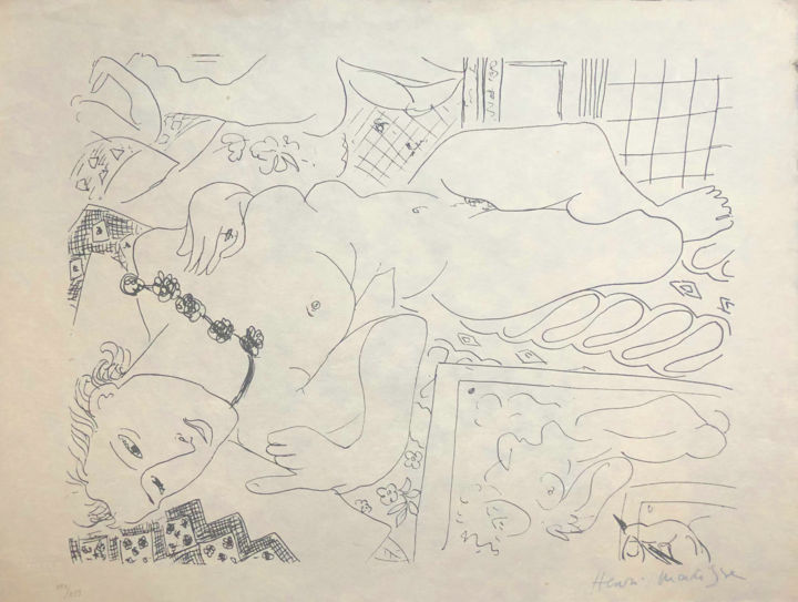 Printmaking titled "Henri Matisse - Mod…" by Anthony Shilton, Original Art, Lithography