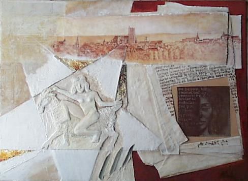 Collages getiteld "La petite sorcière" door Aantz, Origineel Kunstwerk