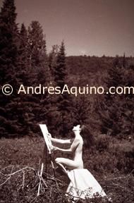 Photography titled "The artist" by Andres Aquino, Original Artwork