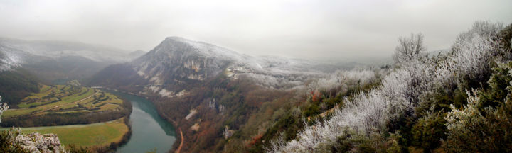 Photography titled "Gorges de l'Ain" by Bruno Abadie, Original Artwork