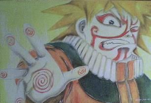 Painting titled "Naruto e Afins" by De Mello Souza, Original Artwork