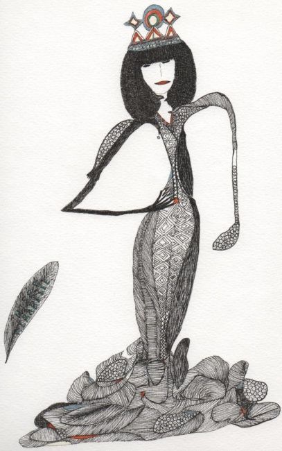 Dessin intitulée "Photo.jpg" par Victoria Abessi, Œuvre d'art originale,