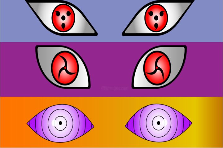 Digital Arts titled "Narotu's eyes" by Abboud, Original Artwork, 2D Digital Work