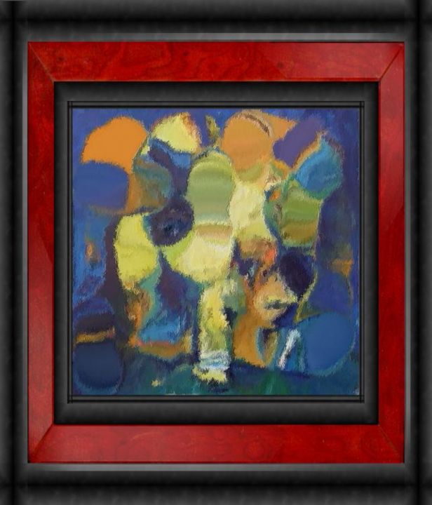 Peinture intitulée "abnegation.jpg" par Pi Casso, Œuvre d'art originale