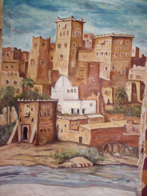 Painting titled "HPIM0438.JPG" by Abdelhadi Chaouki, Original Artwork