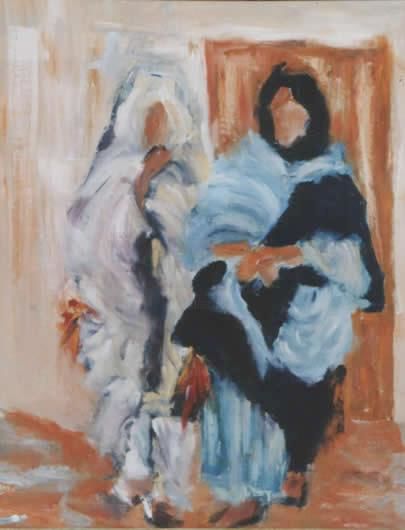 Pintura intitulada "s18" por Salima Abdellaoui, Obras de arte originais