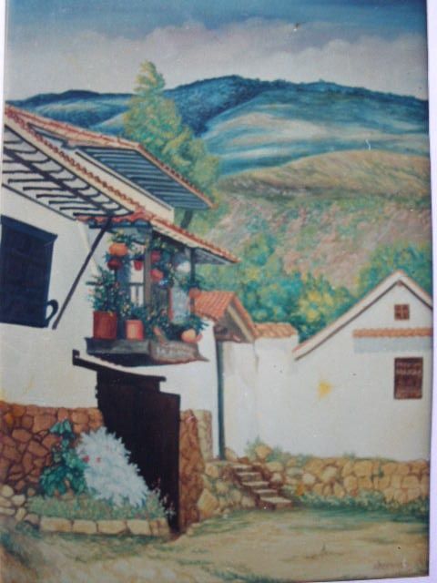 Painting titled "RINCON TIPICO DE ME…" by Abdenago, Original Artwork