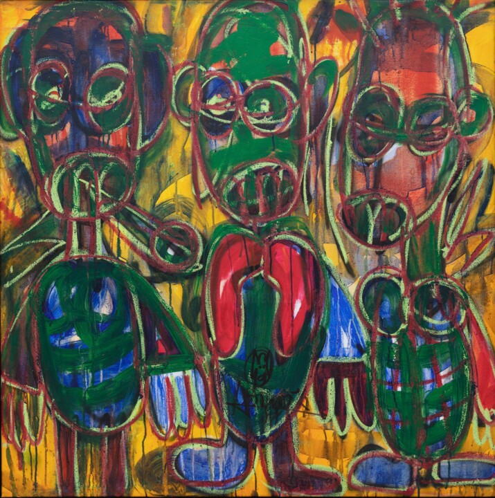 Painting titled "be4a8331.jpg" by Abdoulaye Aboudia, Original Artwork