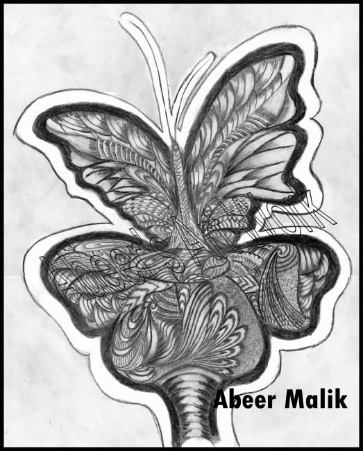 Drawing titled "pencil illustration…" by Abeer Malik, Original Artwork, Other