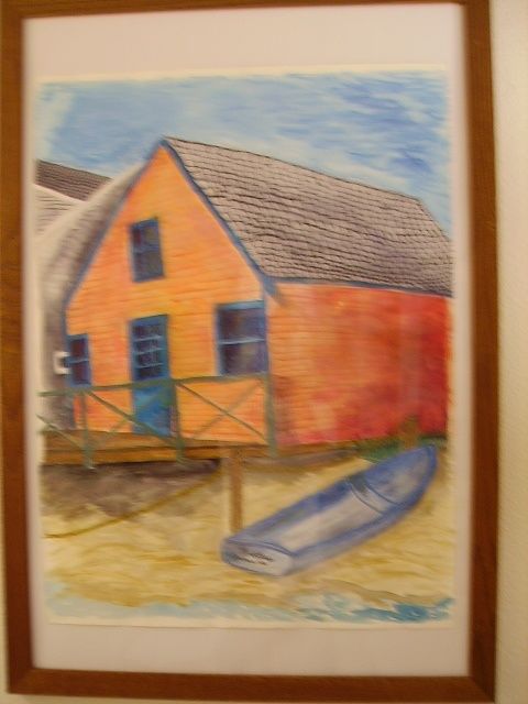 Painting titled "Provincetown Baysid…" by Brad Abercrombie, Original Artwork