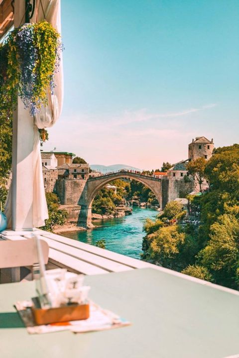 Photography titled "Mostar, Bosnia and…" by Abes Of Maine, Original Artwork, Digital Photography