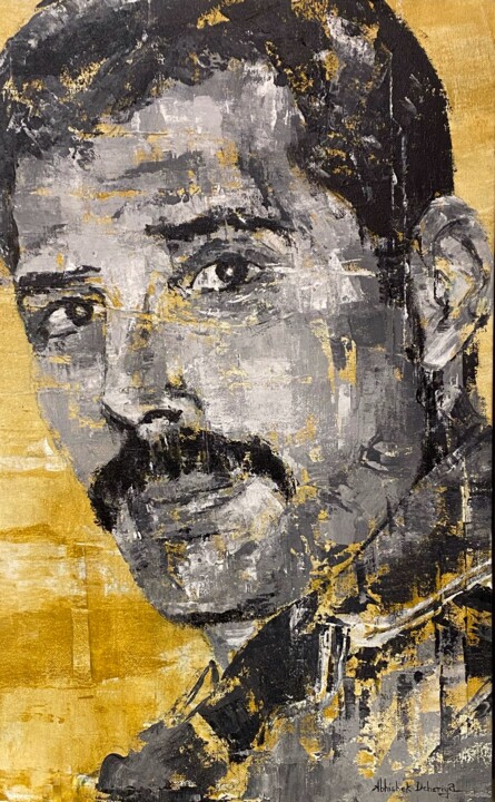 Peinture intitulée "Freddie Mercury by…" par Abhishek Deheriya, Œuvre d'art originale, Acrylique
