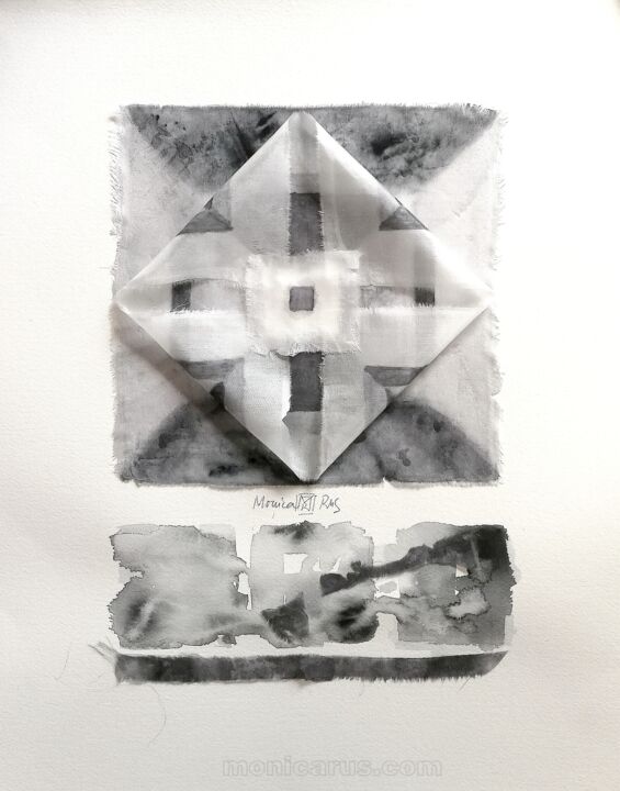 Collages titulada "Sonnet no. 8" por Monica Rus, Obra de arte original, Collages Montado en Aluminio