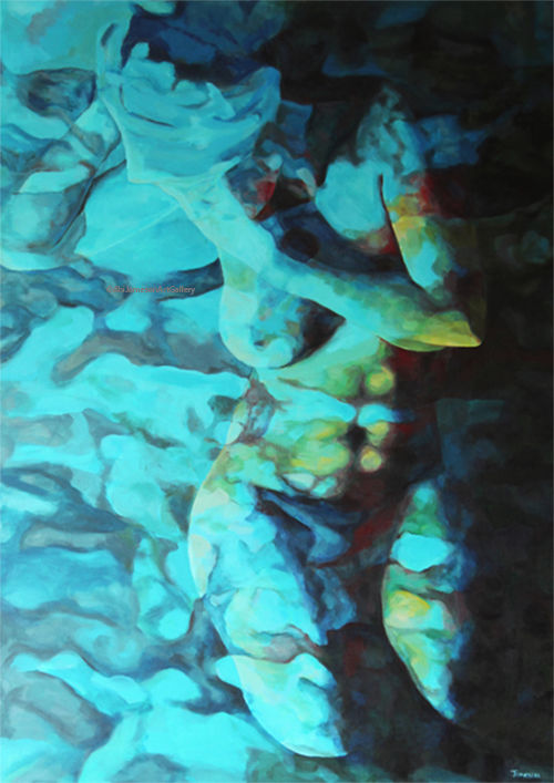 Peinture intitulée "Two thirds Water Pa…" par Abi Jameson, Œuvre d'art originale, Acrylique