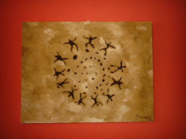 Painting titled "Australia" by Marta Marrero, Original Artwork