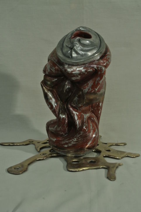 Скульптура под названием "«Артефакт «Nono cla…" - Fedor Abramov, Подлинное произведение искусства, Алюминий