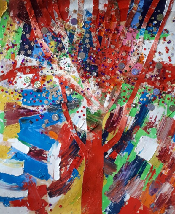 Картина под названием "Лето" - Ирина Абрамова, Подлинное произведение искусства, Масло