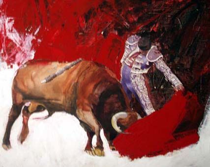 Painting titled "MORANTE" by Morales, Original Artwork, Oil