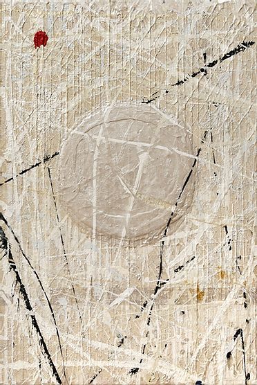 Painting titled "Platz" by Larry Wolf, Original Art, Acrylic