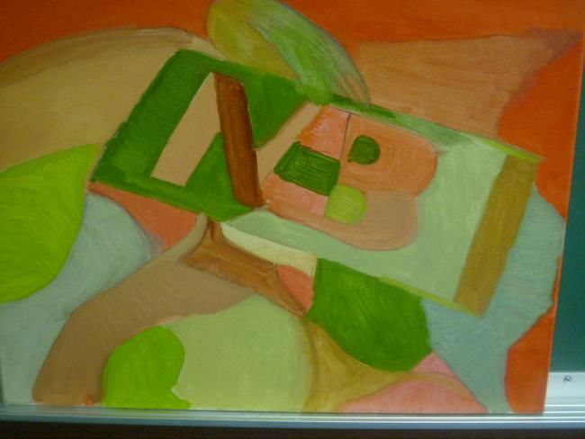 Painting titled "NB:Hard-edged paint…" by Demorio Hopper, Original Artwork