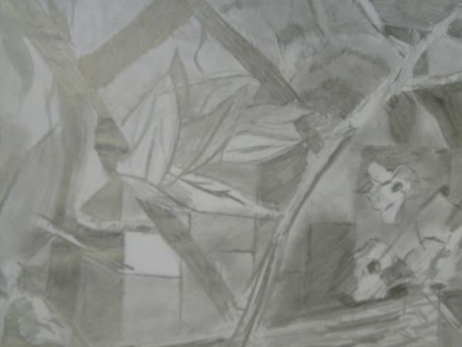 Рисунок под названием "Nature Study #1" - Demorio Hopper, Подлинное произведение искусства