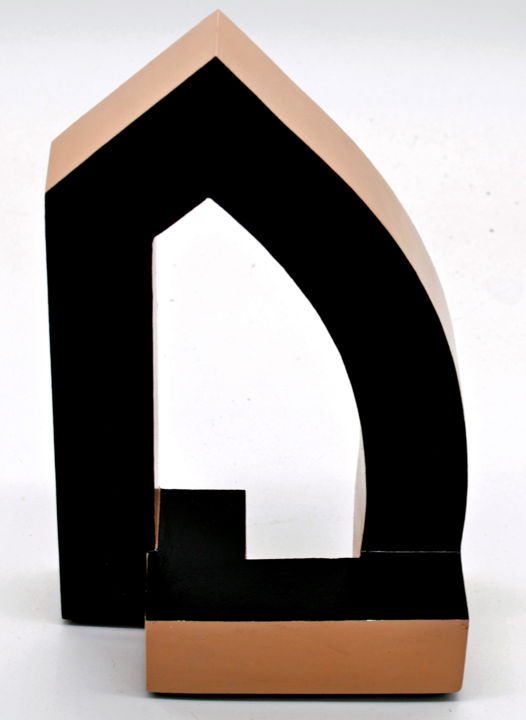 Sculpture titled "A Little Of" by Pablo Alfredo De La Peña, Original Art, Wood