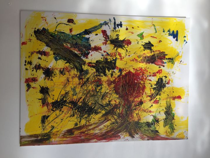 Pintura titulada "mrc matrem" por Abstraite Mrc., Obra de arte original, Acrílico