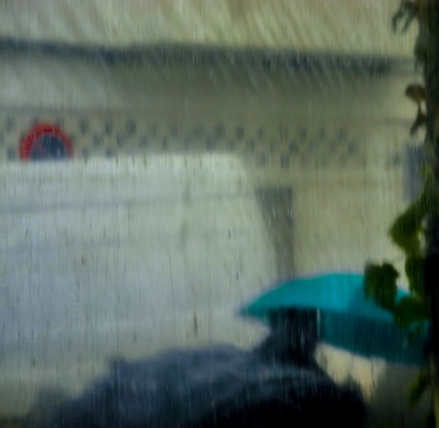 "Parapluie bleu" başlıklı Fotoğraf Ariane Canta-Brejnik tarafından, Orijinal sanat