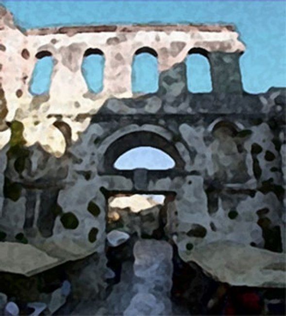 Digital Arts titled "Ancient Times" by Acesio Amavi, Original Artwork, Digital Painting