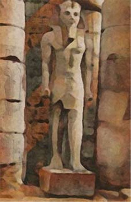 Digital Arts titled "Ramses II" by Acesio Amavi, Original Artwork, Digital Painting