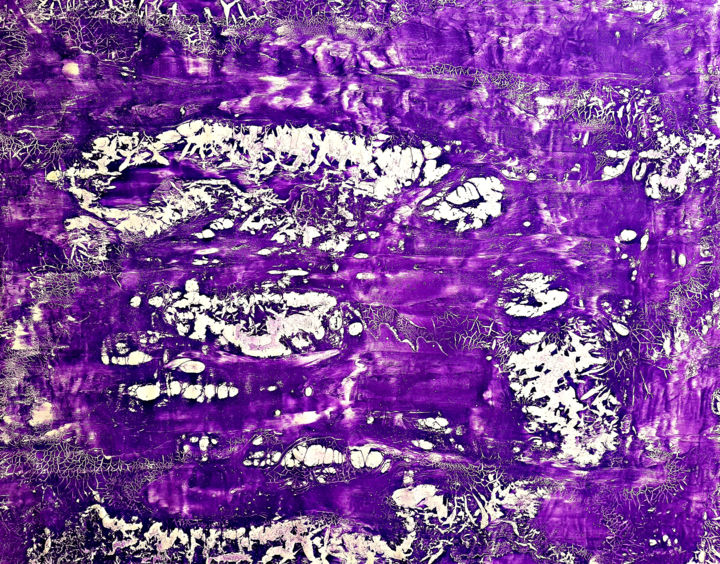 Malarstwo zatytułowany „Purple wine (n.279)” autorstwa Alessio Mazzarulli, Oryginalna praca, Akryl