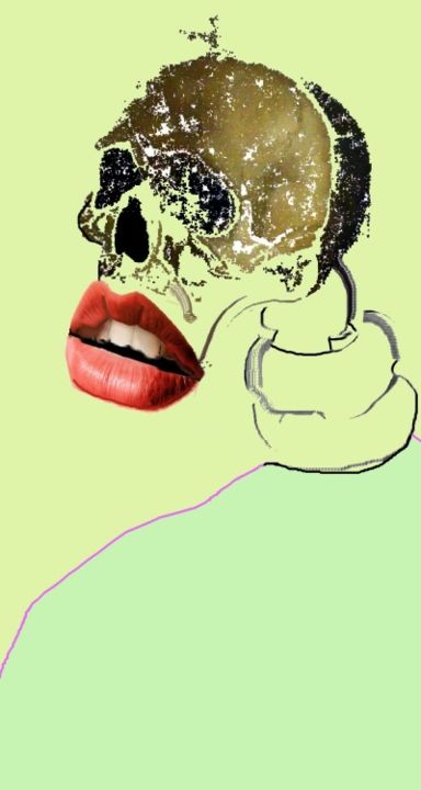 Digital Arts titled "kiss-me.jpg" by Patrice Adac-Kan, Original Art,