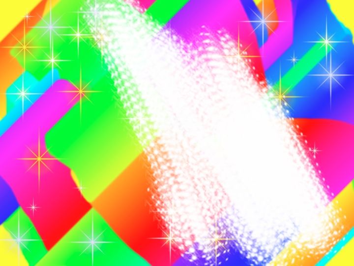 Digital Arts titled "arc-en-ciel brillant" by Adama59, Original Artwork