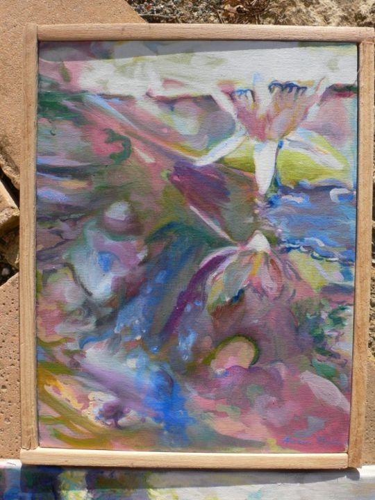 Pittura intitolato "deb-2012-016.jpg" da Adam Heyman, Opera d'arte originale, Olio