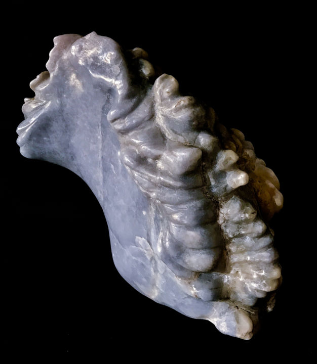 Sculpture intitulée "La Vague Céleste" par Antoinette Deley, Œuvre d'art originale, Pierre