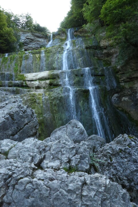 Photography titled "waterfall 13" by Tensaye, Original Artwork, Non Manipulated Photography