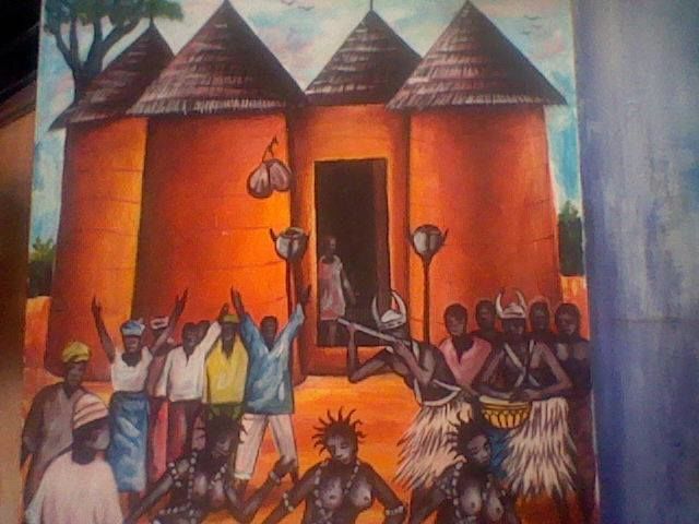 Peinture intitulée "kola21.jpg" par Adeboukola Agbadje, Œuvre d'art originale