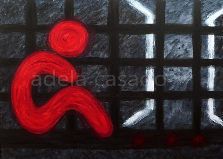 Pintura titulada "SOLITUD III" por Adela Casado Cano, Obra de arte original, Acrílico