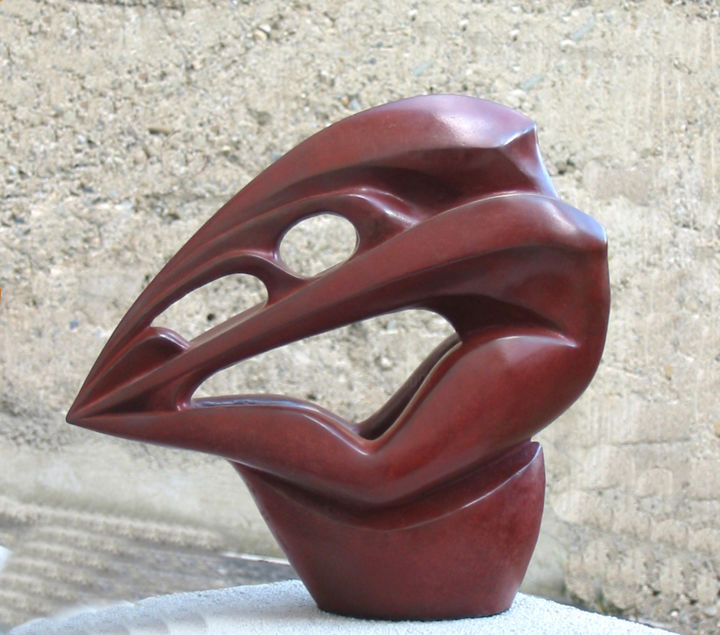 Sculpture titled "femme-figure-proue-…" by Adèle Vergé, Original Artwork