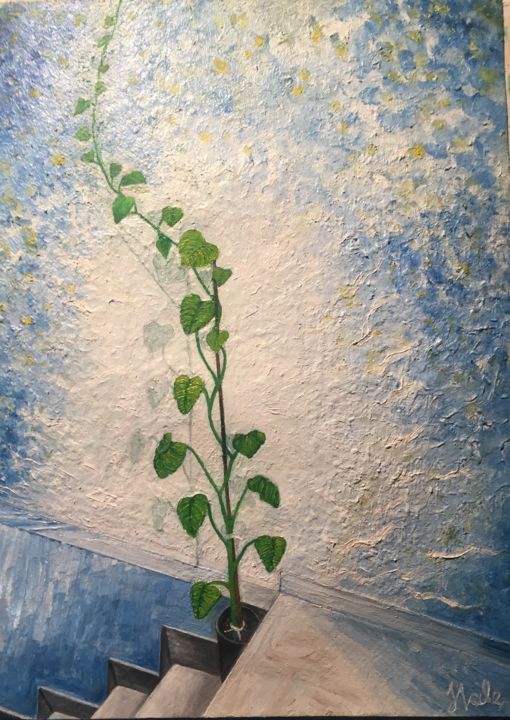 "Moon light" başlıklı Tablo Hale Eda Bilek tarafından, Orijinal sanat, Petrol